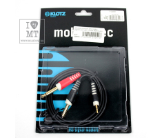 Кабель коммутационный KLOTZ AY5 Y-CABLE STEREO MINI JACK - 2xJACK MONO BLACK 1 M