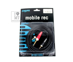 Кабель комутаційний KLOTZ AY5 Y-CABLE STEREO MINI JACK - 2xJACK MONO BLACK 6 M
