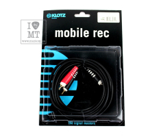 Кабель коммутационный KLOTZ AY7 Y-CABLE STEREO MINI JACK - RCA BLACK 3 M