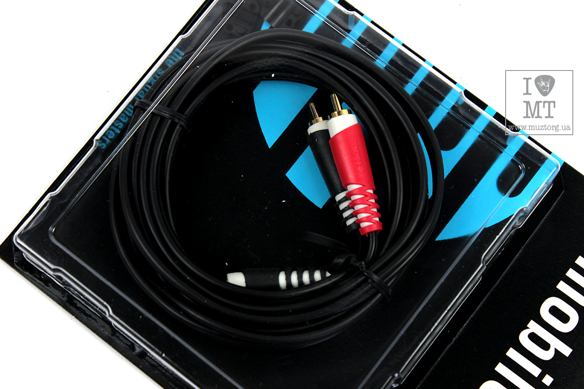 Кабель комутаційний KLOTZ AY7 Y-CABLE STEREO MINI JACK - RCA BLACK 3 M