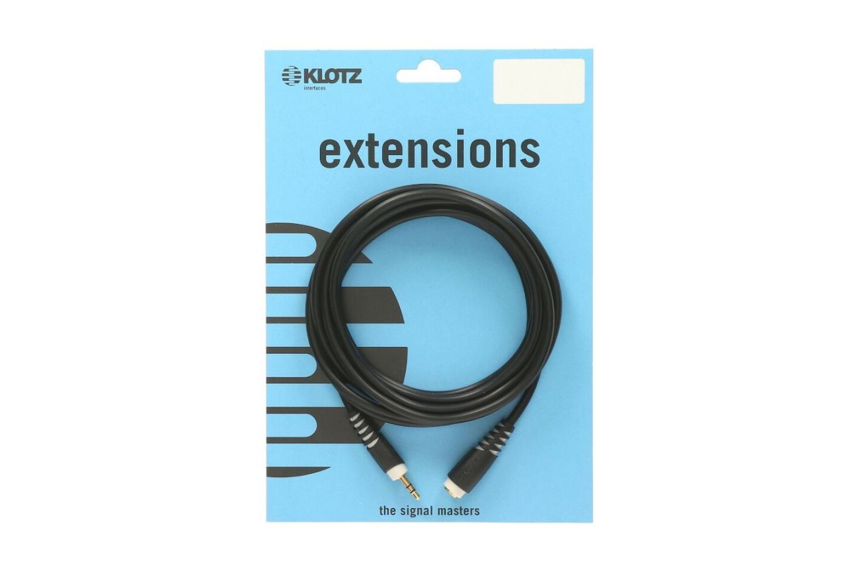 Кабель коммутационный KLOTZ AS-EX1 EXTENSION CABLE BLACK 3 M