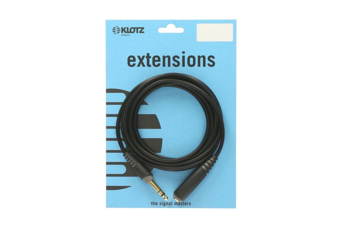 Кабель коммутационный KLOTZ AS-EX2 EXTENSION CABLE BLACK 6 M