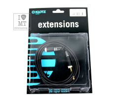 Кабель коммутационный KLOTZ AS-EX6 EXTENSION CABLE BLACK 3 M