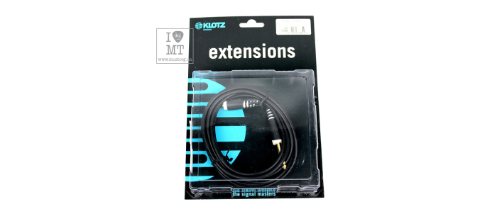 Кабель коммутационный KLOTZ AS-EX6 EXTENSION CABLE BLACK 3 M