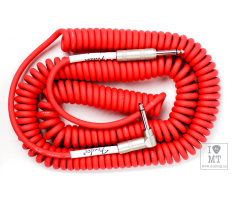 Кабель инструментальный FENDER CABLE ORIGINAL SERIES 30' COILS FIESTA RED