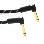 FENDER CABLE DELUXE SERIES 1' BLACK TWEED Кабель інструментальний