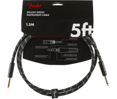 Кабель інструментальний FENDER CABLE DELUXE SERIES 5' BLACK TWEED