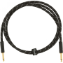 Кабель инструментальный FENDER CABLE DELUXE SERIES 5' BLACK TWEED