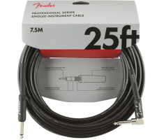 Кабель інструментальний FENDER CABLE PROFESSIONAL SERIES 25' ANGLED BLACK