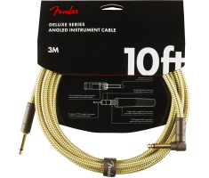 Кабель инструментальный FENDER CABLE DELUXE SERIES 10' ANGLED TWEED Кабель инструментальный FENDER CABLE DELUXE SERIES 10' ANGLED TWEED
