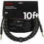 Кабель инструментальный FENDER CABLE DELUXE SERIES 10' BLACK TWEED