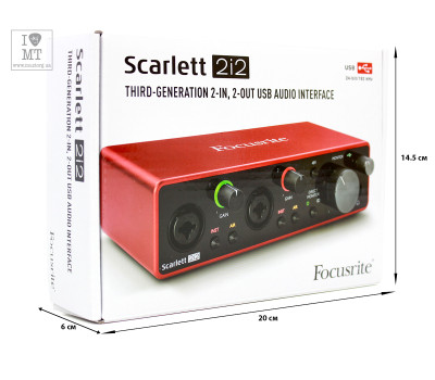 Купить FOCUSRITE Scarlett 2i2 3rd Gen Аудиоинтерфейс онлайн