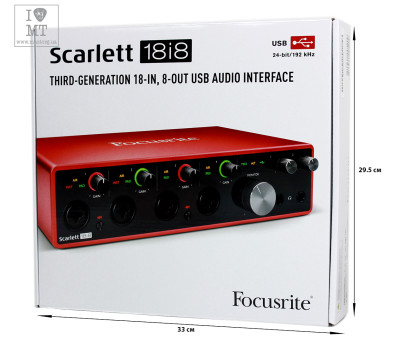 Купить FOCUSRITE Scarlett 18i8 3rd gen Аудиоинтерфейс онлайн