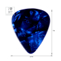 FENDER 351 BLUE MOTO GROSS THIN Медіатор