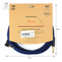 Кабель инструментальный FENDER 10' ANGLED FESTIVAL INSTRUMENT CABLE PURE HEMP BLUE DREAM