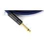 Кабель инструментальный FENDER 10' ANGLED FESTIVAL INSTRUMENT CABLE PURE HEMP BLUE DREAM