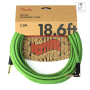 Кабель инструментальный FENDER 18.6' ANGLED FESTIVAL INSTRUMENT CABLE PURE HEMP GREEN