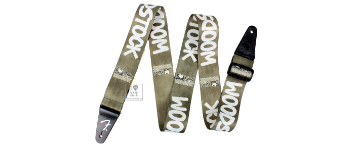 FENDER WOODSTOCK STRAP BLACK Ремень гитарный