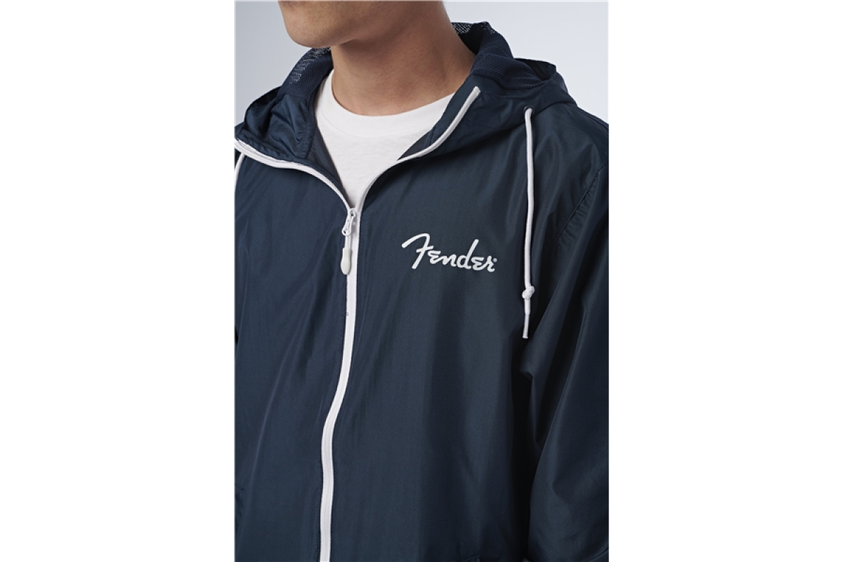 FENDER SPAGHETTI LOGO WINDBREAKER NAVY XL Куртка