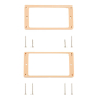GIBSON HISTORIC PICKUP RINGS (2 pcs.) CREME Рамка для звукоснимателя