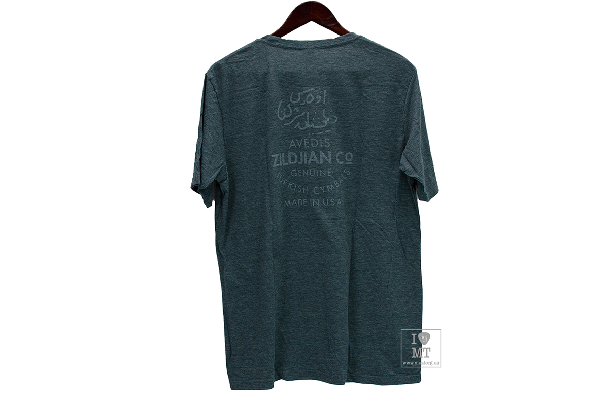 Футболка ZILDJIAN HEATHERED BLUE TEE SHIRT M