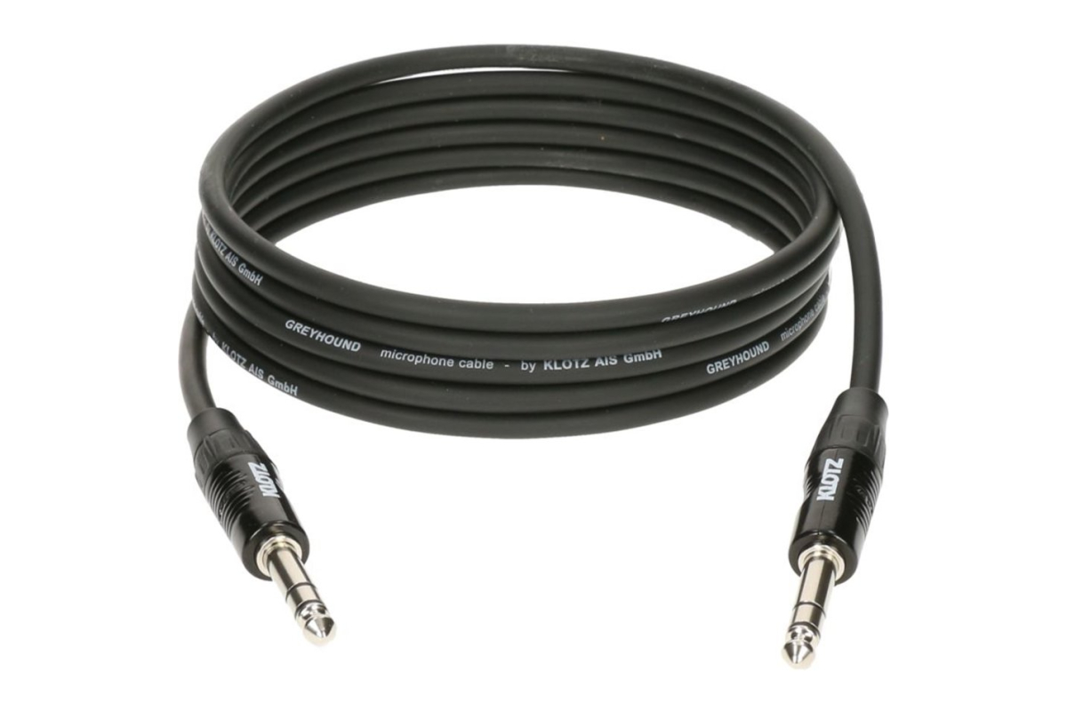 Кабель микрофонный KLOTZ GRG1P GREYHOUND BALANCED STEREO CABLE 3 M