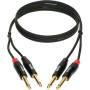 Кабель коммутационный KLOTZ KT-JJ300 MINILINK PRO STEREO TWIN CABLE 3 M