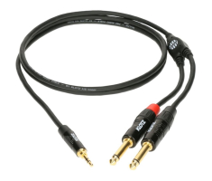 Кабель коммутационный KLOTZ KY5-150 MINILINK PRO Y-CABLE BLACK 1.5 M
