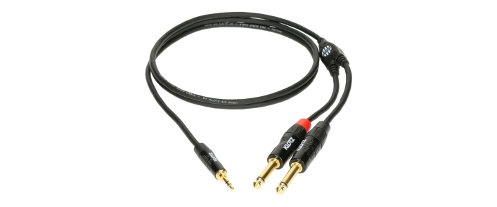 Кабель коммутационный KLOTZ KY5-300 MINILINK PRO Y-CABLE BLACK 3 M