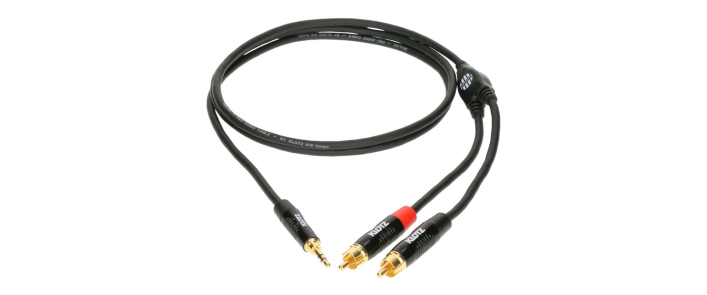 Кабель коммутационный KLOTZ KY7-300 MINILINK PRO Y-CABLE BLACK 3 M