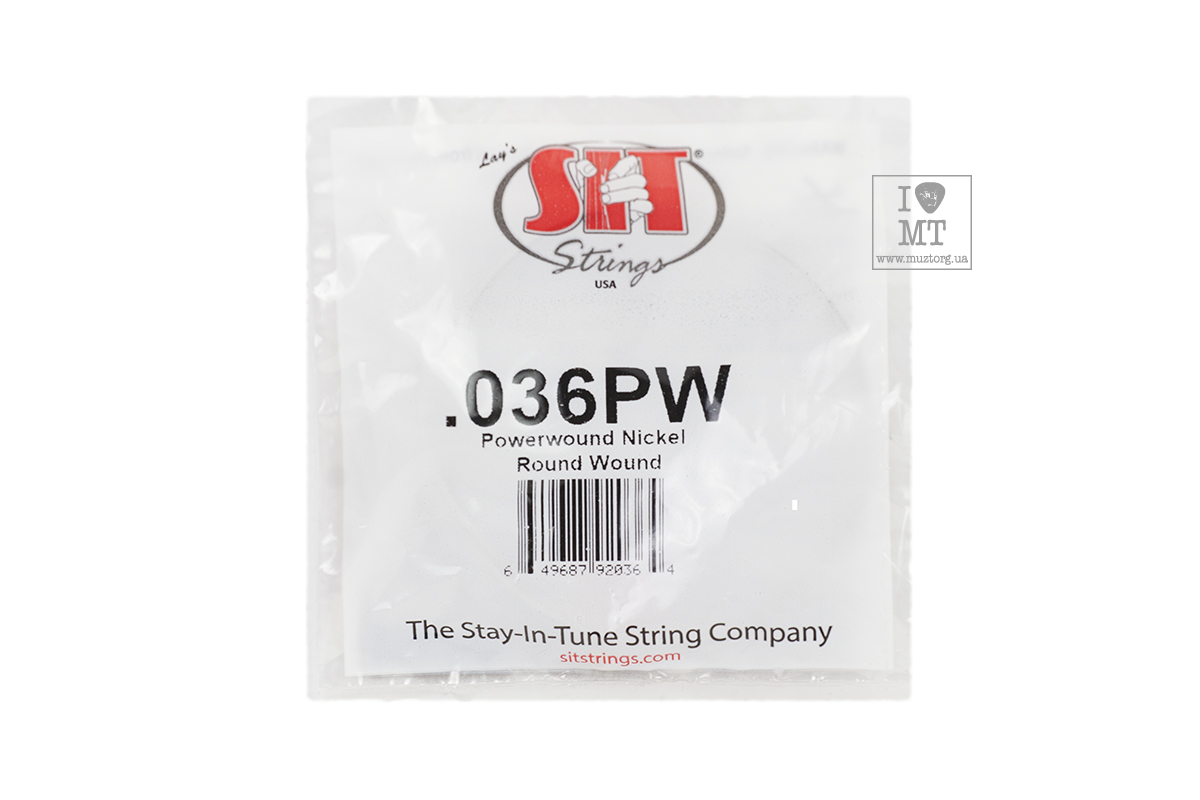 Струна для электрогитары SIT STRINGS 036PW