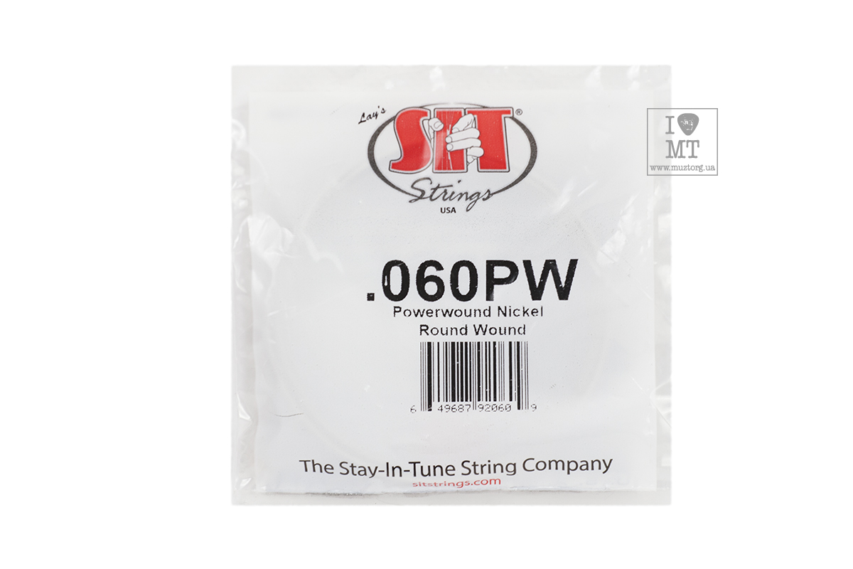 Струна для электрогитары SIT STRINGS 060PW