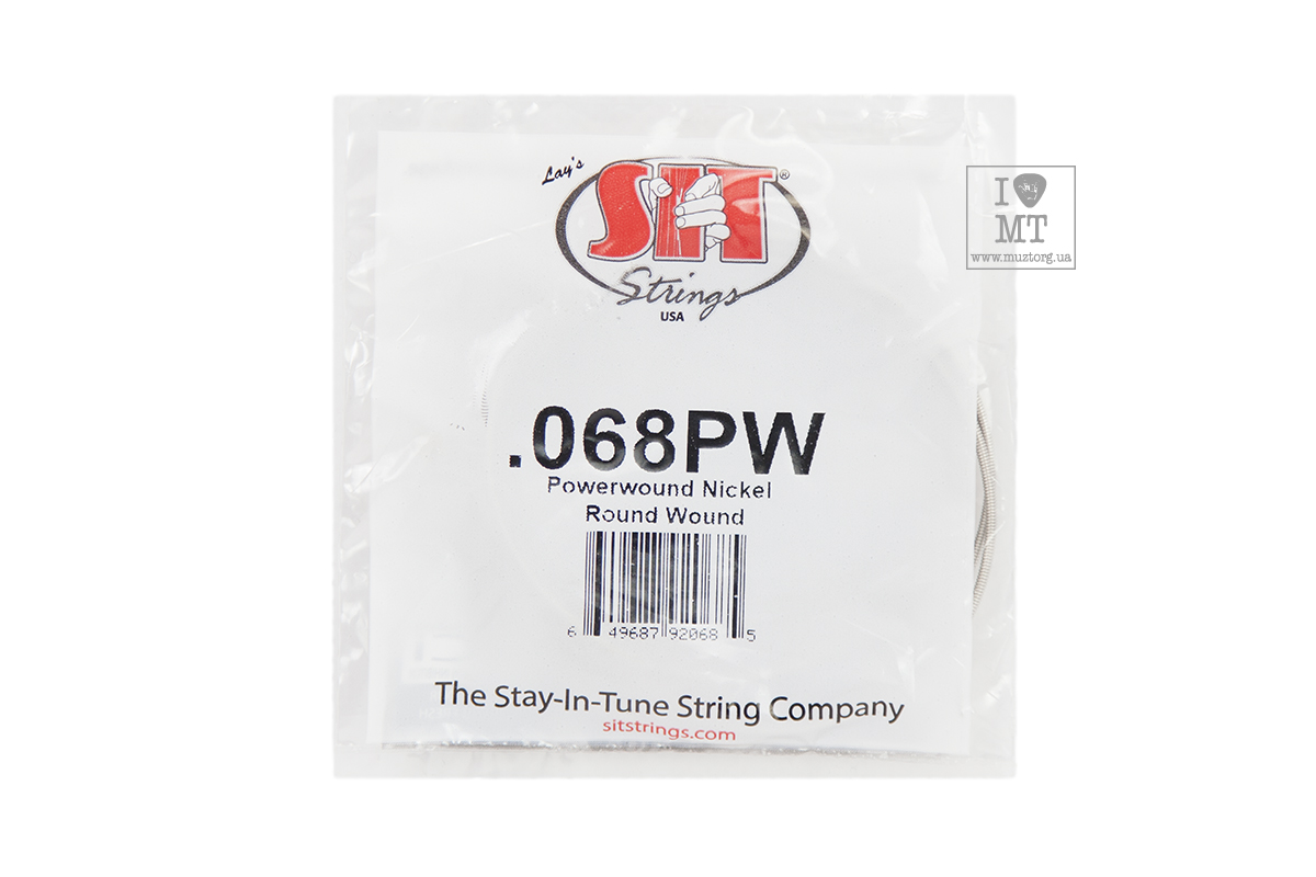 Струна для електрогітари SIT STRINGS 068PW