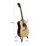 Гитара акустическая FENDER FA-125 WN NAT w/GIG BAG