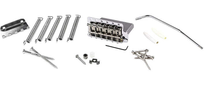 Тремоло в сборе FENDER PURE VINTAGE STRATOCASTER TREMOLO ASSEMBLY CHROME