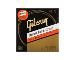 Струны для электрогитар GIBSON SEG-HVR9 VINTAGE REISSUE 9-42 ULTRA LIGHT
