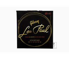 Струны для электрогитар GIBSON SEG-LES LES PAUL PREMIUM ELECTRIC GUITAR STRINGS 9-42 ULTRA-LIGHT Струны для электрогитар GIBSON SEG-LES LES PAUL PREMIUM ELECTRIC GUITAR STRINGS 9-42 ULTRA-LIGHT