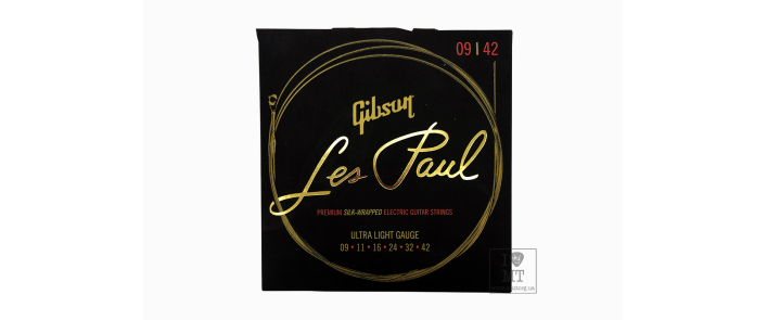 Струны для электрогитар GIBSON SEG-LES LES PAUL PREMIUM ELECTRIC GUITAR STRINGS 9-42 ULTRA-LIGHT