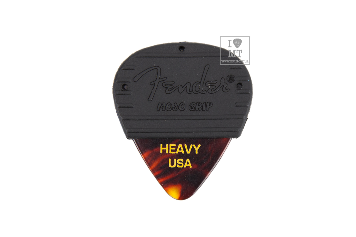 Набор медиаторов FENDER MOJO GRIP 3 PACK TORTOISE HEAVY