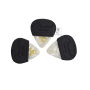 Набор медиаторов FENDER MOJO GRIP 3 PACK WHITE MOTO HEAVY