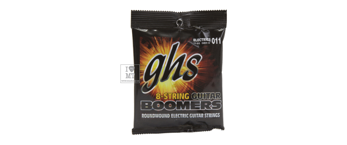 GHS STRINGS BOOMERS GBH-8 Струни для електрогітар