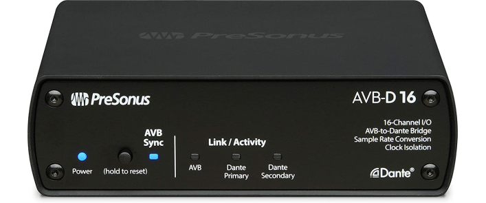 PRESONUS 16-Channel AVB to Dante Bridge Конвертер