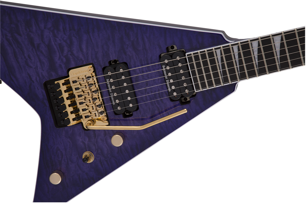 JACKSON PRO SERIES RR24Q EBONY FRETBOARD TRANS PURPLE Электрогитара