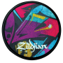 Пэд тренировочный ZILDJIAN GRAFFITI PRACTICE PAD 6"