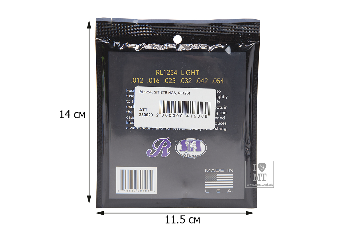 Струни для акустичних гітар SIT STRINGS RL1254