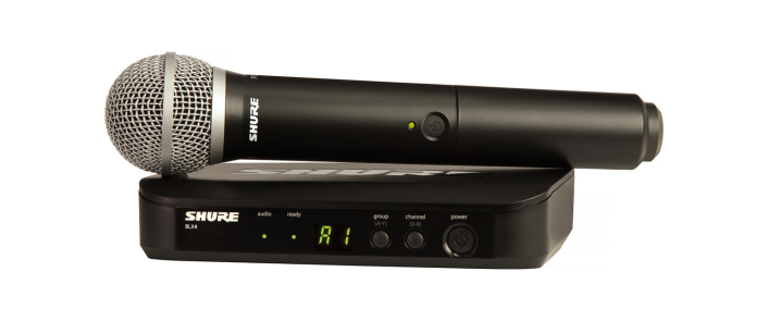 Мікрофонна радіосистема SHURE BLX24E/PG58-M17