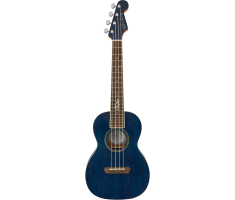FENDER DHANI HARRISON UKULELE WN SAPPHIRE BLUE Укулеле