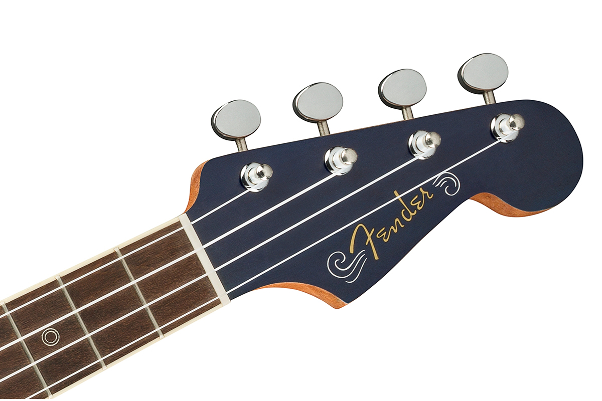 FENDER DHANI HARRISON UKULELE WN SAPPHIRE BLUE Укулеле