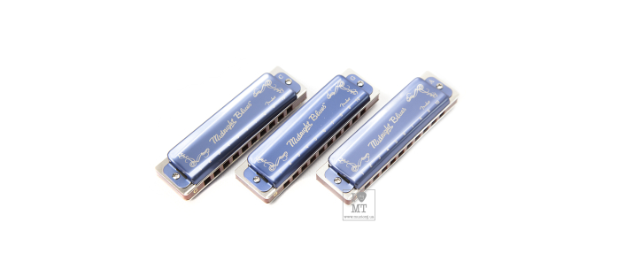 FENDER HARMONICA MIDNIGHT BLUES 3-PACK WITH CASE Губная гармошка