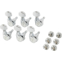 Колки для гитары FENDER LOCKING MACHINE HEADS FOR STRATOCASTER/TELECASTER ALL SHORT POST CHROME